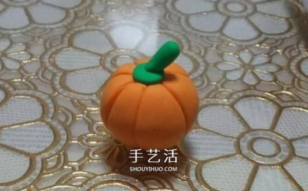 Ultra-light clay to make pumpkin lanterns Halloween clay pumpkin lantern DIY