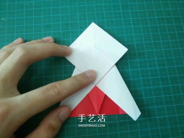 Illustrated tutorial on how to fold the Christmas crane How to fold the Christmas crane