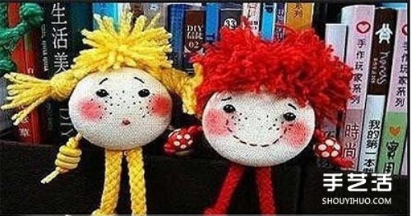 Cute ragdoll handmade DIY rag doll making method