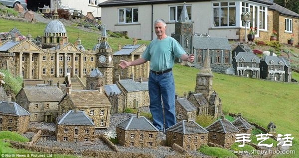 An old boys dream continues to build a mini town in his own yard