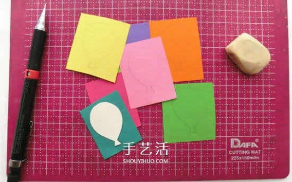 DIY simple and beautiful three-dimensional New Year greeting card production method