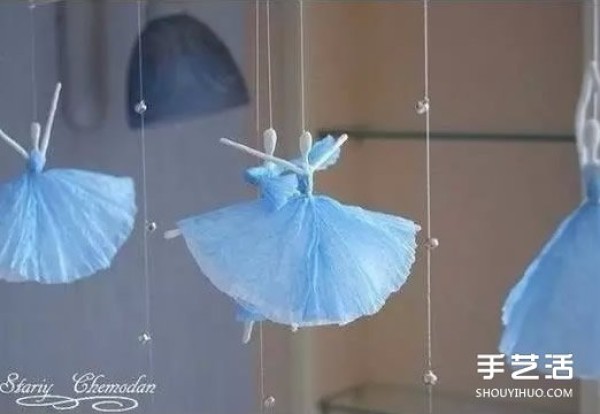 How to make origami napkins, how to make origami ballerinas