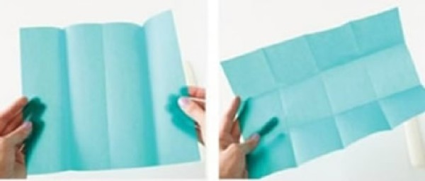 How to fold a square paper box. Illustrations of how to fold a square box.