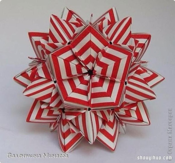 Appreciation of the beautiful handmade origami flower balls (7)