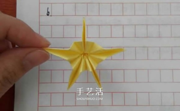 Five-petal Sato Rose Folding Illustration How to Fold Sato Rose Step by Step