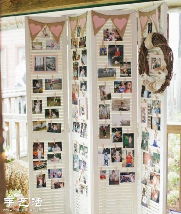 Retro Photos DIY Nostalgic Style Wedding Decoration