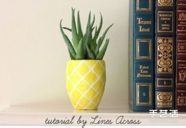 How to make homemade clay flower pots and how to make DIY pineapple flower pots with illustrations