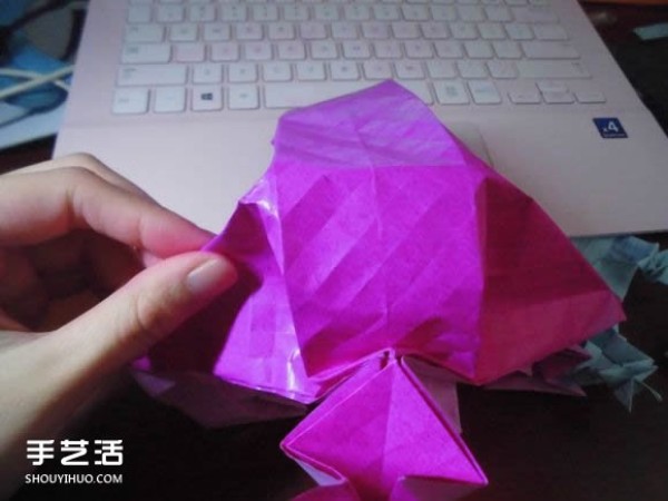 Die Lianhua Love Origami Illustration of Creative Love Origami Step by Step