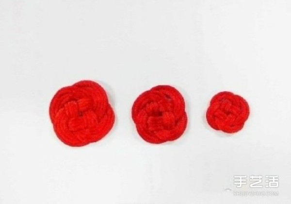 How to braid double-knotted roses by hand-knitted double-knotted roses and Illustrated