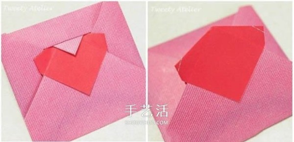 How to fold a love letter envelope with a diagram and how to fold a love letter into a love envelope