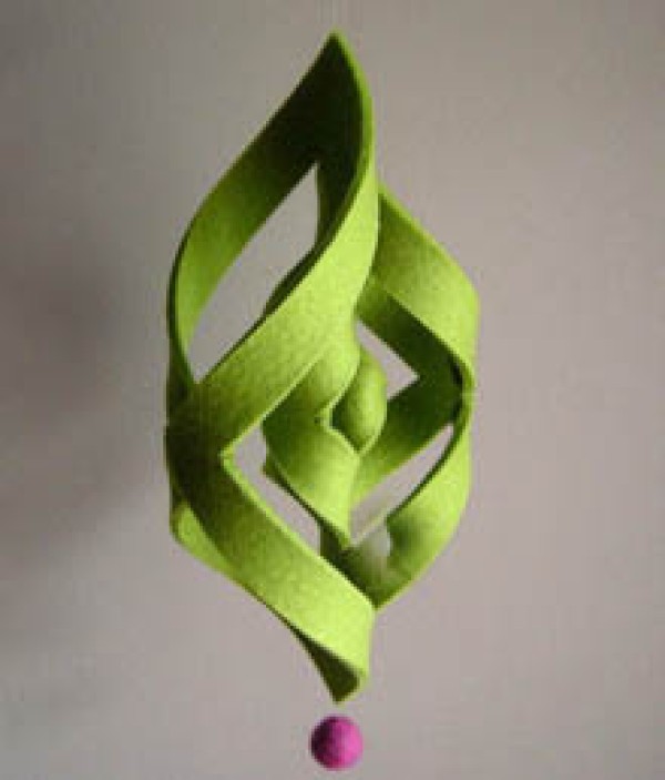 Tutorial on making wind chimes with non-woven fabrics