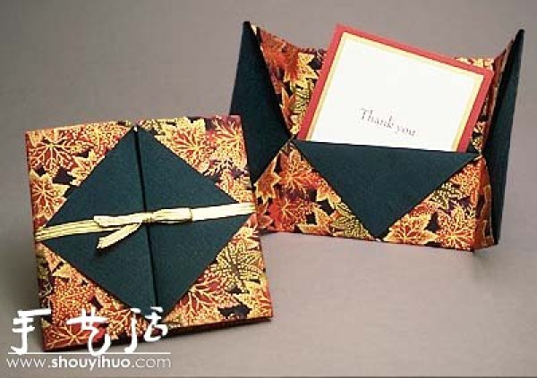 Festive origami packaging