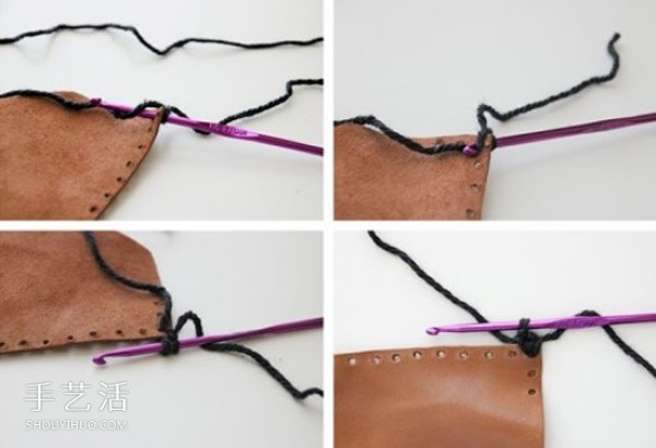 How to DIY a woven leather handbag to make a homemade woven style handbag