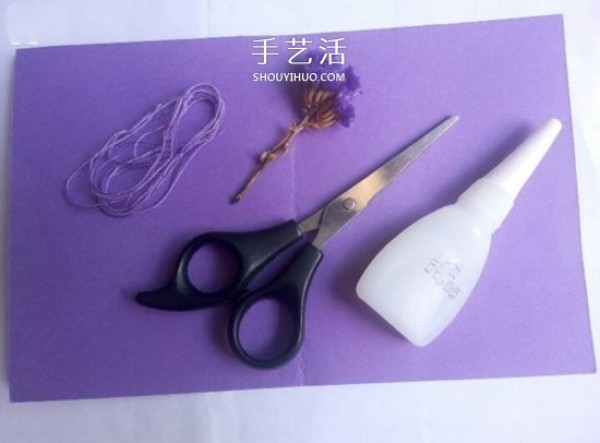 My favorite purple color! Illustration of how to make Chinese Valentines Day greeting cards