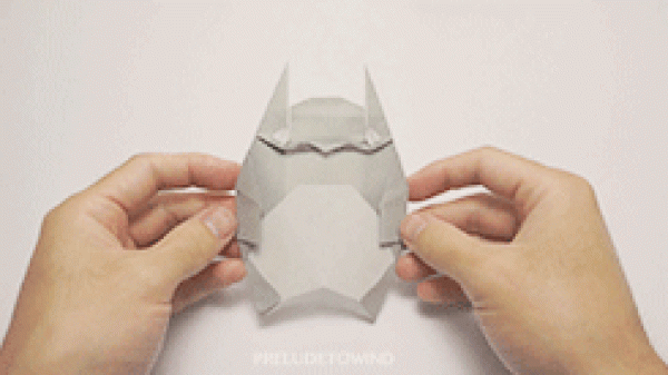 9 dynamic pictures teach you how to fold origami Totoro