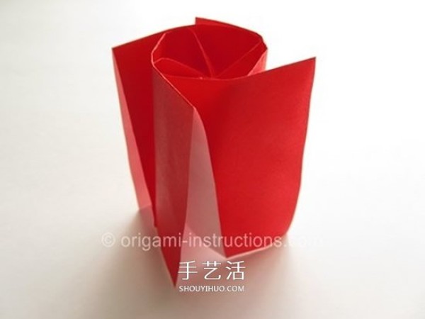 Kawasaki Rose Folding Tutorial Kawasaki Rose Improved Origami Illustrations