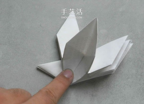 The origami method of a biplane, the step-by-step diagram of how to fold a biplane