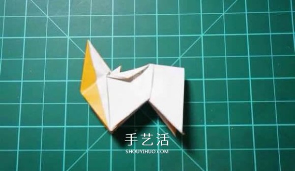 How to make a realistic goat origami with hand-made origami 3D goat illustration