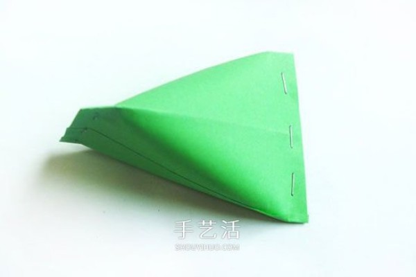 The simplest way to make Dragon Boat Festival paper rice dumplings can also be used as a packaging box! 