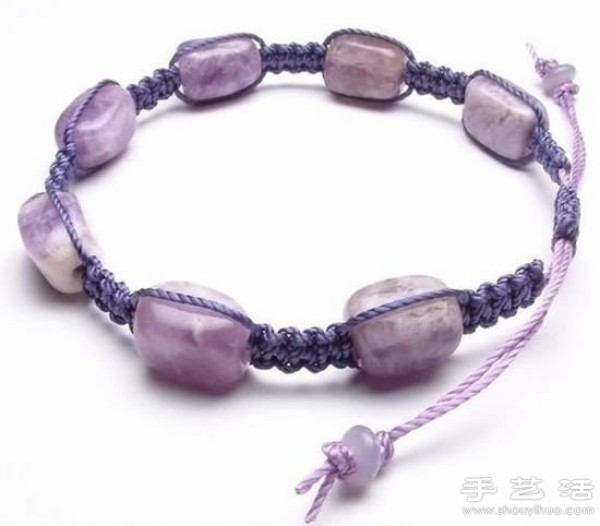 Exquisite Rope Jade Bracelet DIY Production Illustration Tutorial