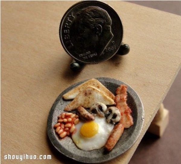 Super mini and ultra-exquisite polymer clay food model