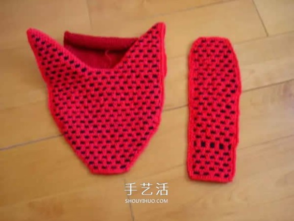 How to knit warm slippers and illustrate how to wear slippers in winter