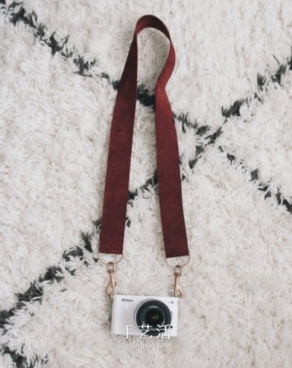 How to make your own camera strap, simple handmade camera strap