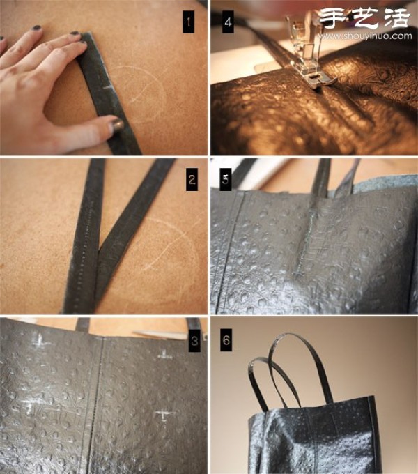 Tutorial on making your own leather handbag