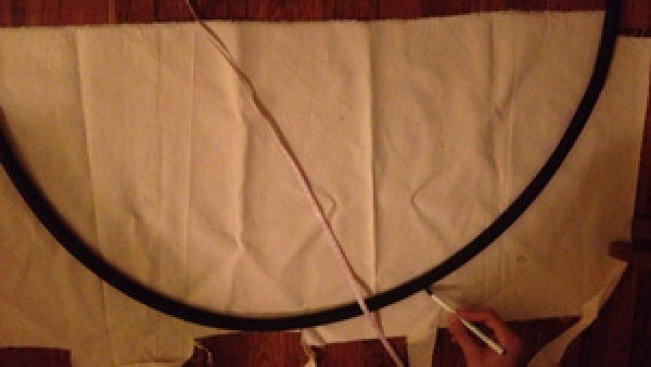 Handmade super stylish hula hoop bag/shoulder bag