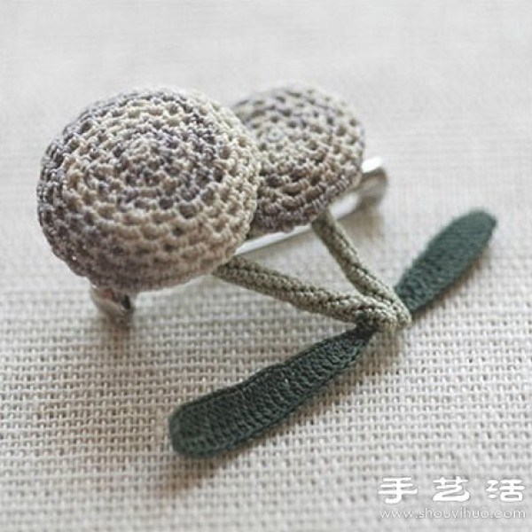 Japanese Jungjuns forest-style hand-knitted flowers