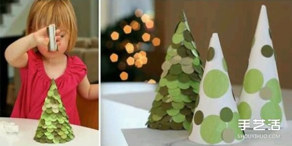 How to make a Christmas tree for toddlers, how to make a simple and cute little Christmas tree