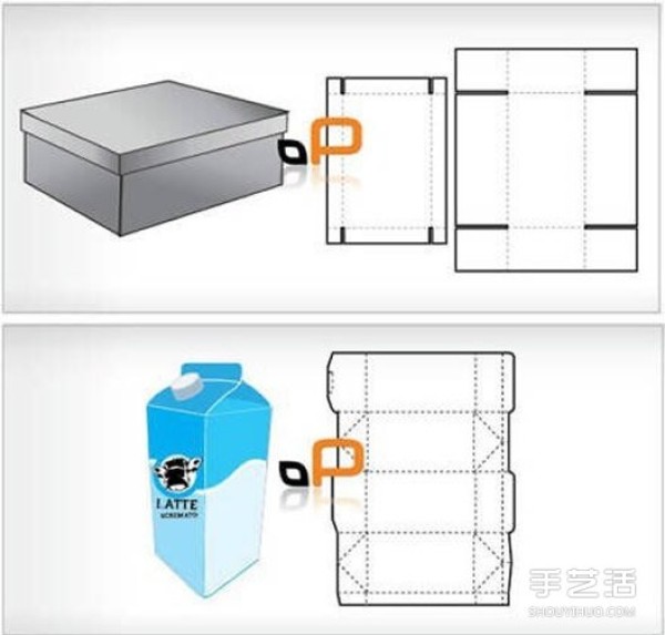 18 ways to fold handmade origami packaging boxes with printed drawings