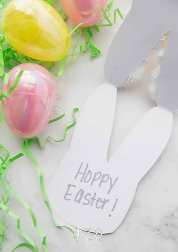 Tutorial on childrens handmade Easter cards and homemade cute bunny greeting cards