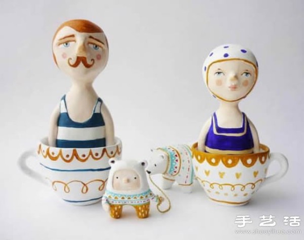 Nordic style soft clay handicrafts