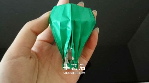 How to Origami a Hot Air Balloon, Illustrated Tutorial on the Folding of a Hot Air Balloon