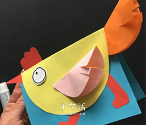 How to make a birthday greeting card with the best-looking and simple chicken cartoon greeting card