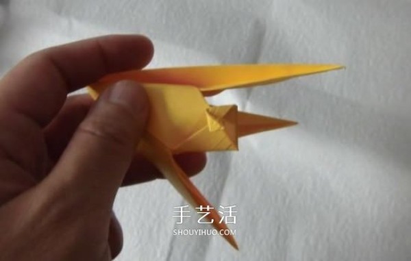 Tutorial on how to fold pearlescent conch, step by step diagram of origami conch