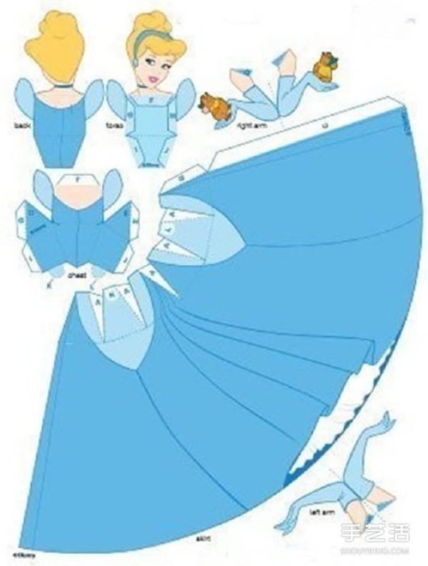 Disney Princess Origami Pattern Origami Disney Princess Expansion