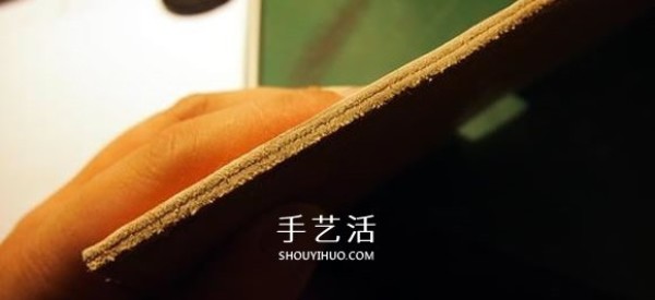 The most detailed leather art tutorial teaches you how to make a cowhide wallet step by step