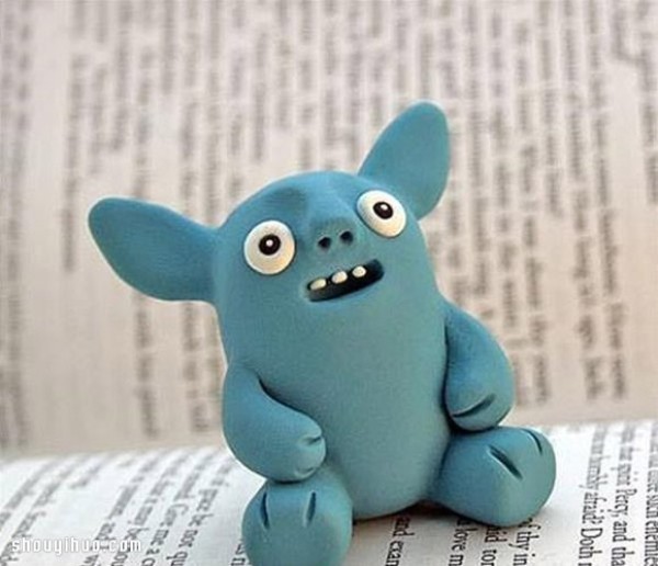 How to make little monsters with colored clay, DIY tutorial for clay monsters