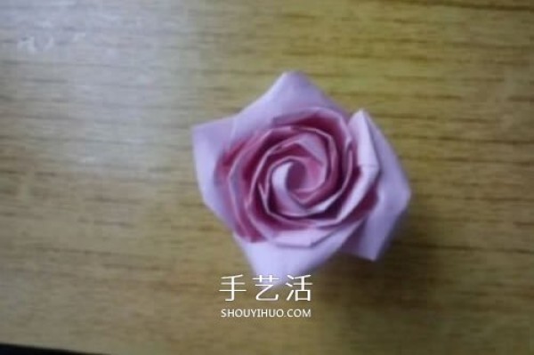 AP Rose Origami Method Illustrated How to Fold Beautiful Flower-shaped Roses