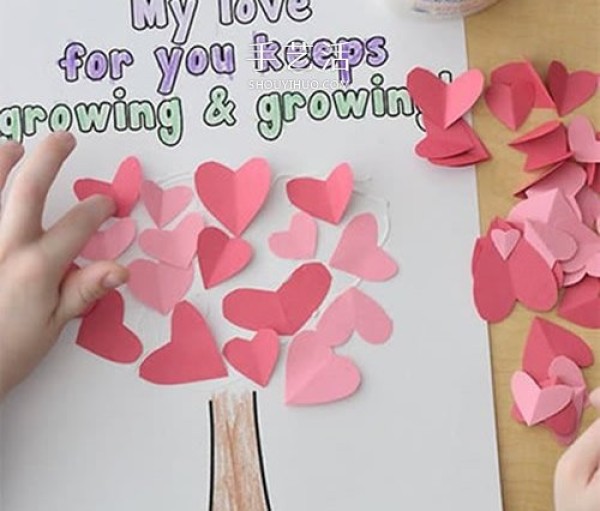 Mothers Day Love Tree Greeting Card DIY Simple and Beautiful Mothers Day Card