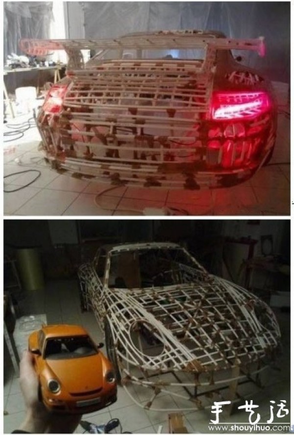 A foreign man DIYed a poor mans version of Porsche