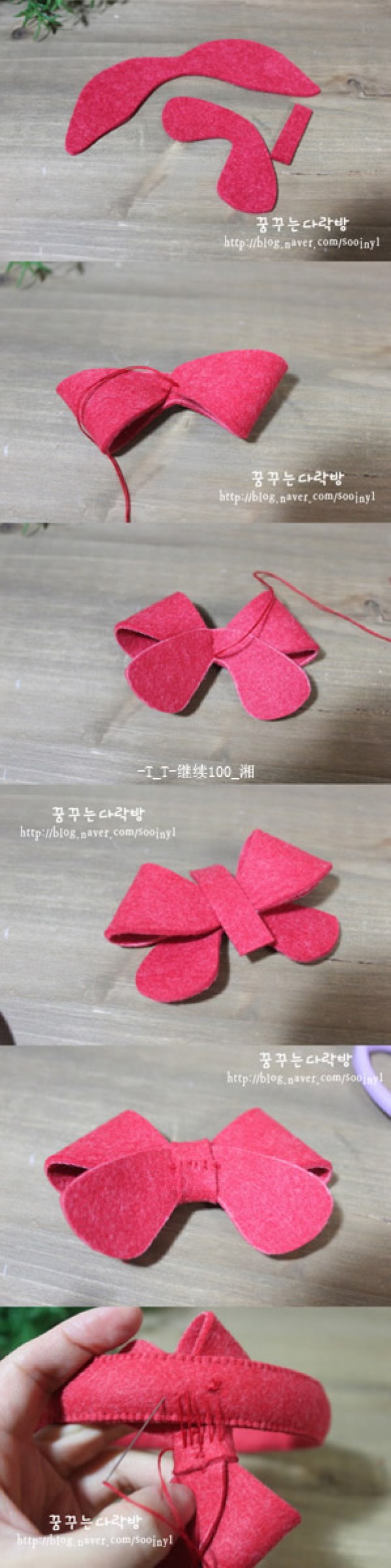 Four types of fabric headbands, DIY tutorials for bow-knot flower decorations, you can choose