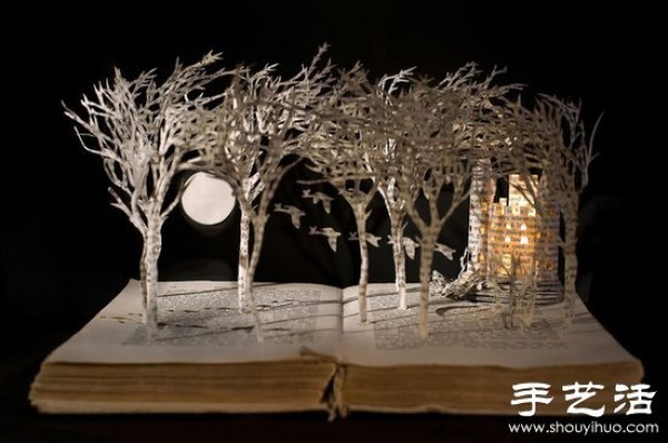 Create stunning paper crafts by DIY from waste books