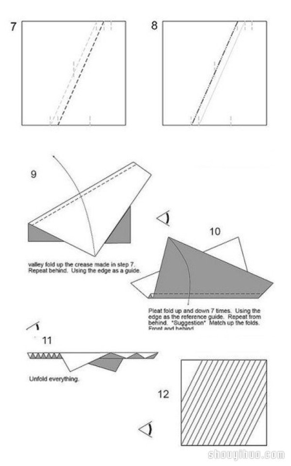 How to Fold Fuquan Roses, Fuquan Rose Folding Illustrated Tutorial