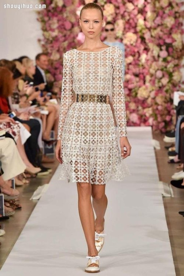 OSCAR DE LA RENTA and his last spring/summer 2015 womens wear