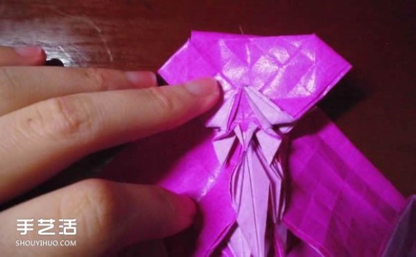 Die Lianhua Love Origami Illustration of Creative Love Origami Step by Step