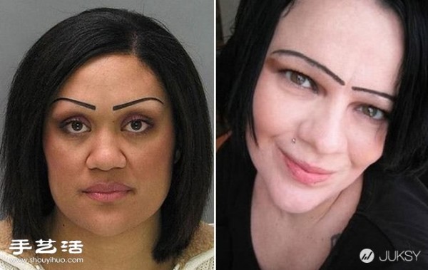 Very unappetizing eyebrows, is there any need to play like this! 