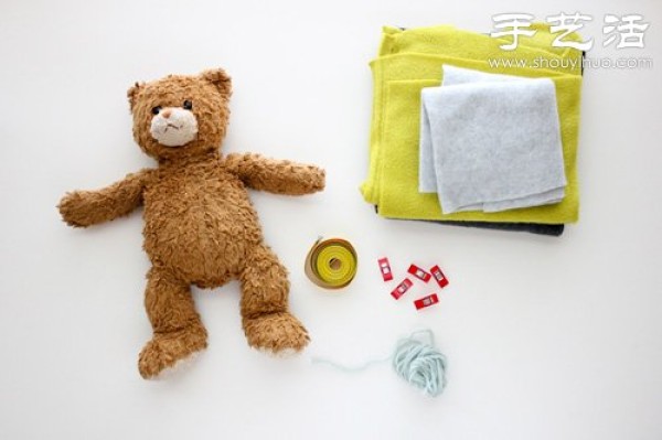 Fabric crafts: Make a hat for a teddy bear